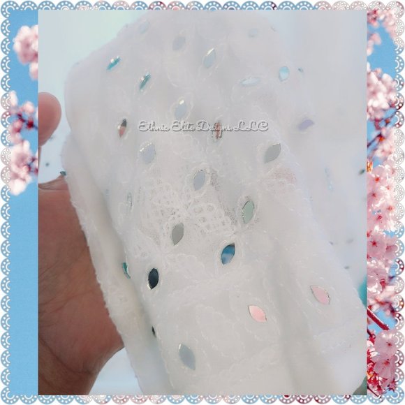 New Indian Lucknow Chikankari Art Mirror Work Sharara Pants For Womens - Picture 8 of 12